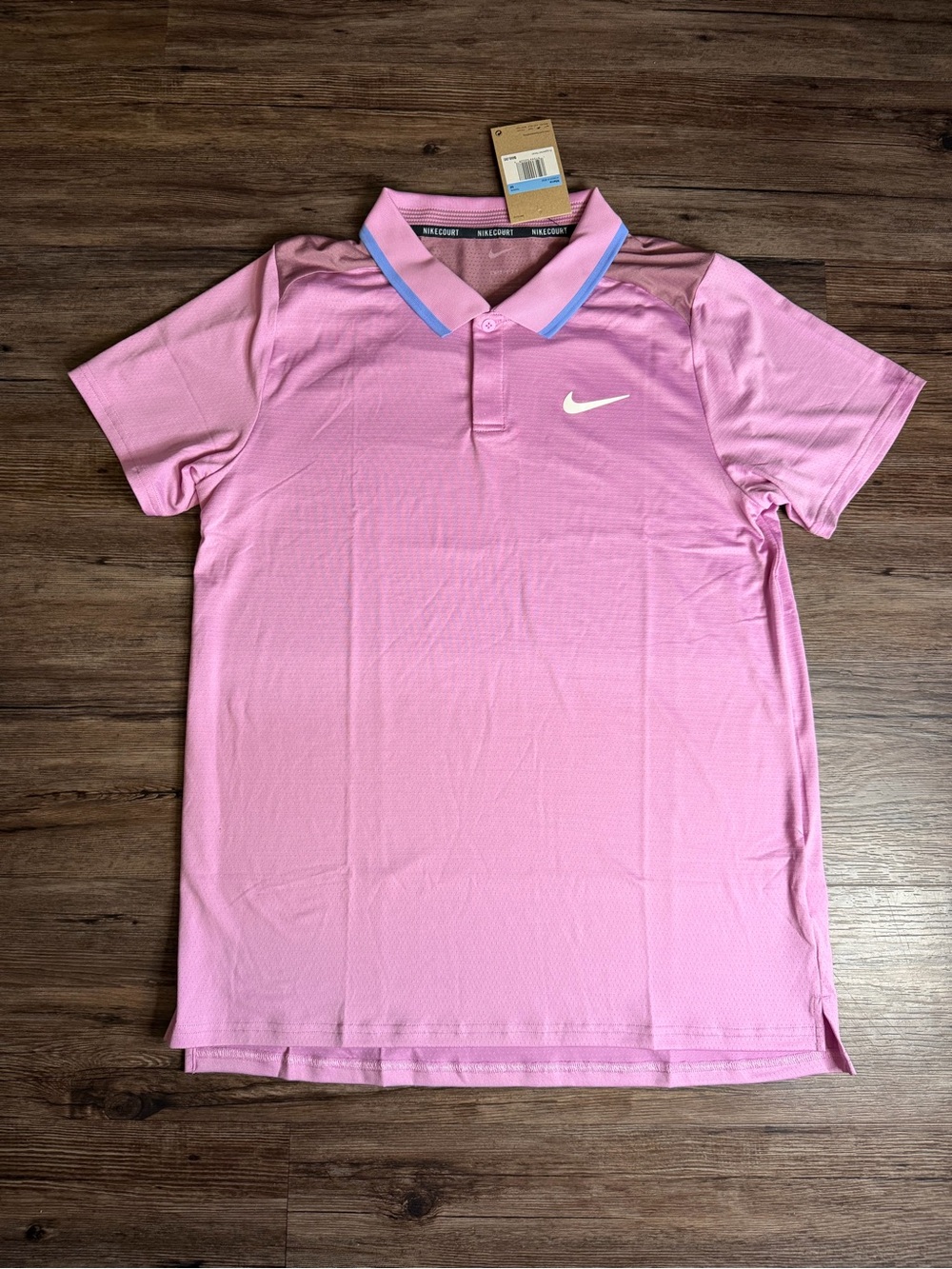 Nike Court Advantage Light Purple Tennis Polo Shirt Mens Size M